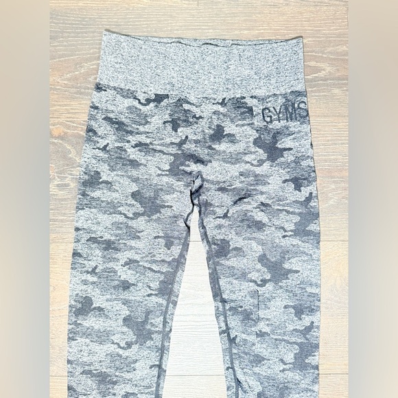 Gymshark Camo Seamless Leggings - Black - Picture 3 of 9